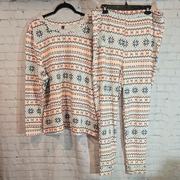 Adore Me Plus Size 3x Winter Pajama Set NWT - Picture 1 of 9